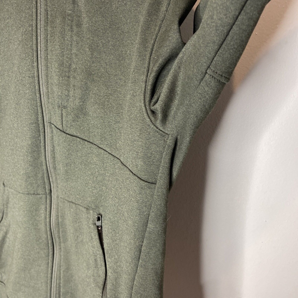 Lululemon Men's City Sweat Zip Hoodie Dark Olive Full Zipper Stretch LM3BC2S S - Picture 5 of 9
